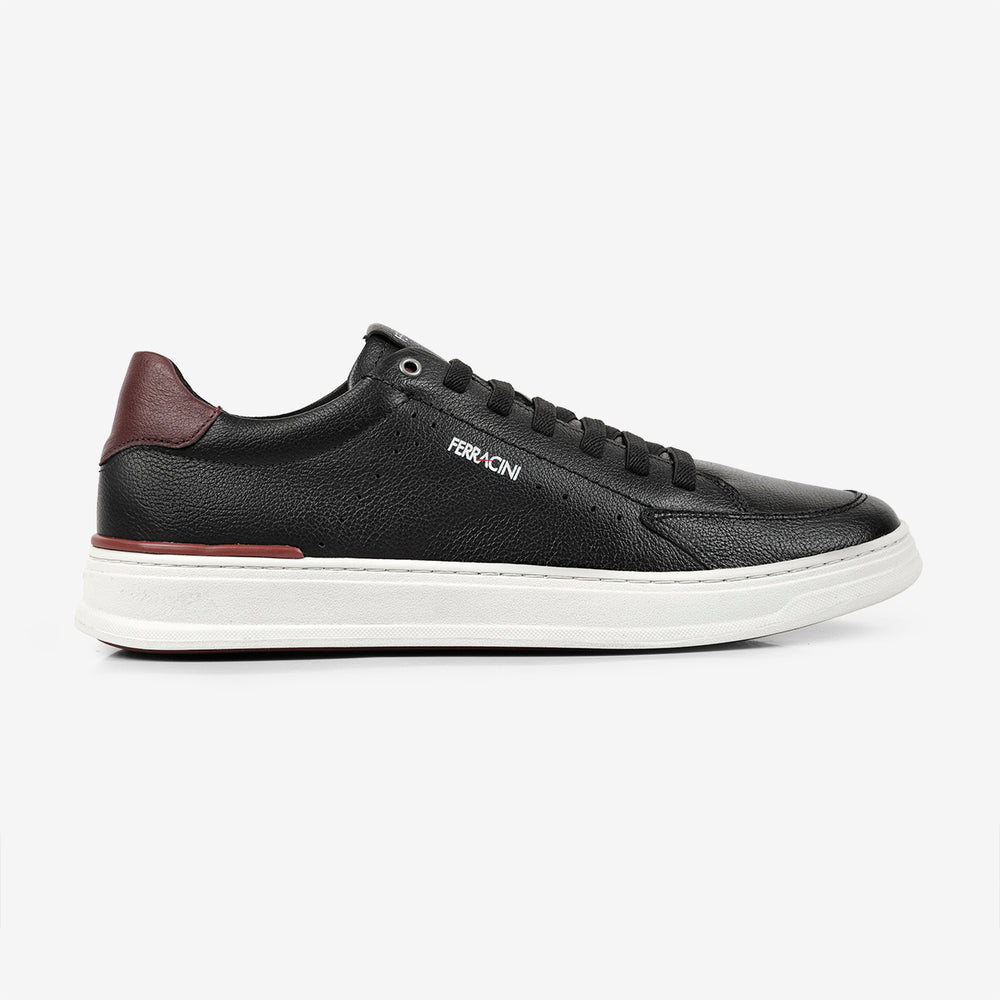 Zapatillas de piel doradas para hombre Ferracini 2074 C
