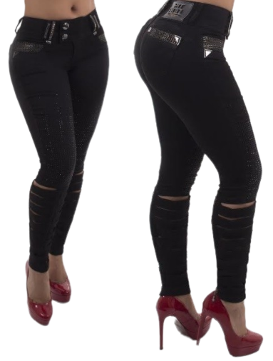 Vaqueros Pit Bull Jeans rasgados de talle bajo para mujer 22866