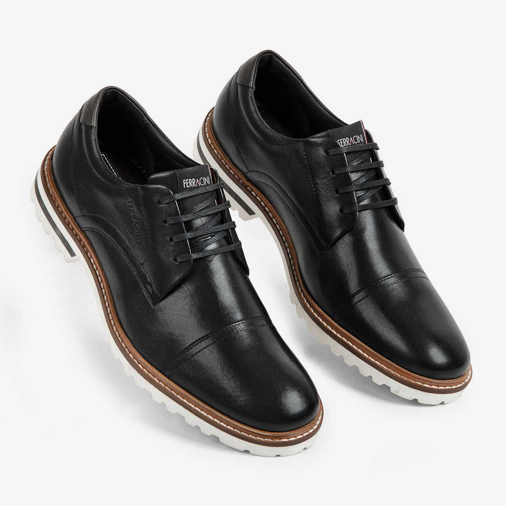 Zapatos casuales de cuero para hombre Ferracini Cincy 3401