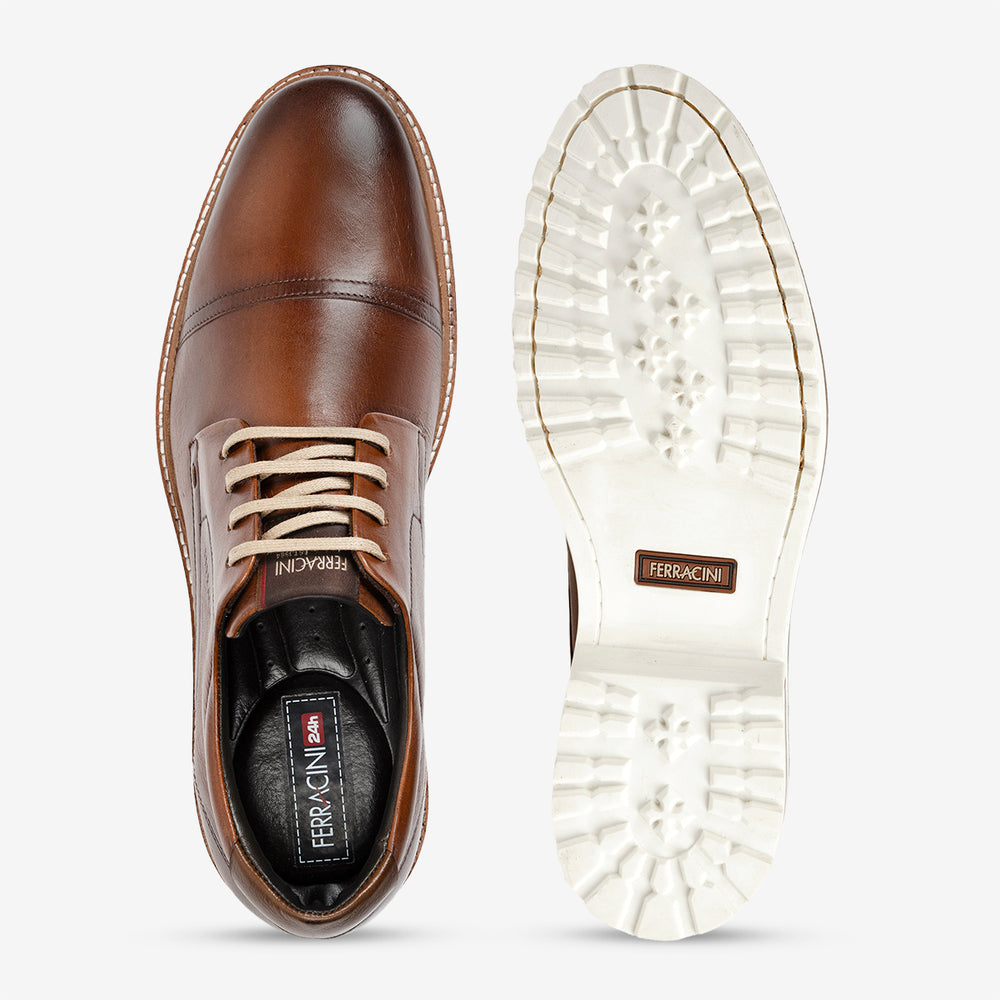 Zapatos casuales de cuero para hombre Ferracini Cincy 3401