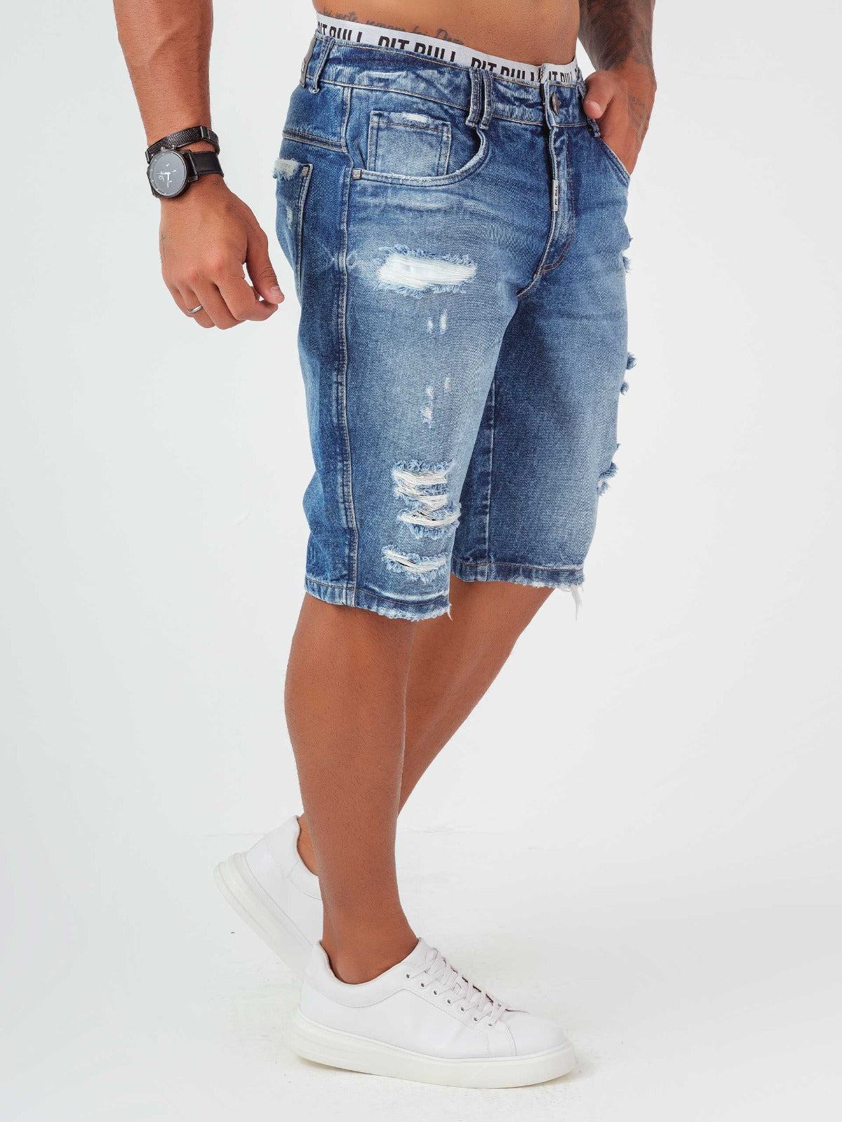 Calça Jeans Pit Bull Masculina Curta 62629