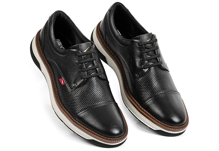 Zapatos casuales de cuero para hombre Ferracini Blaze 4325