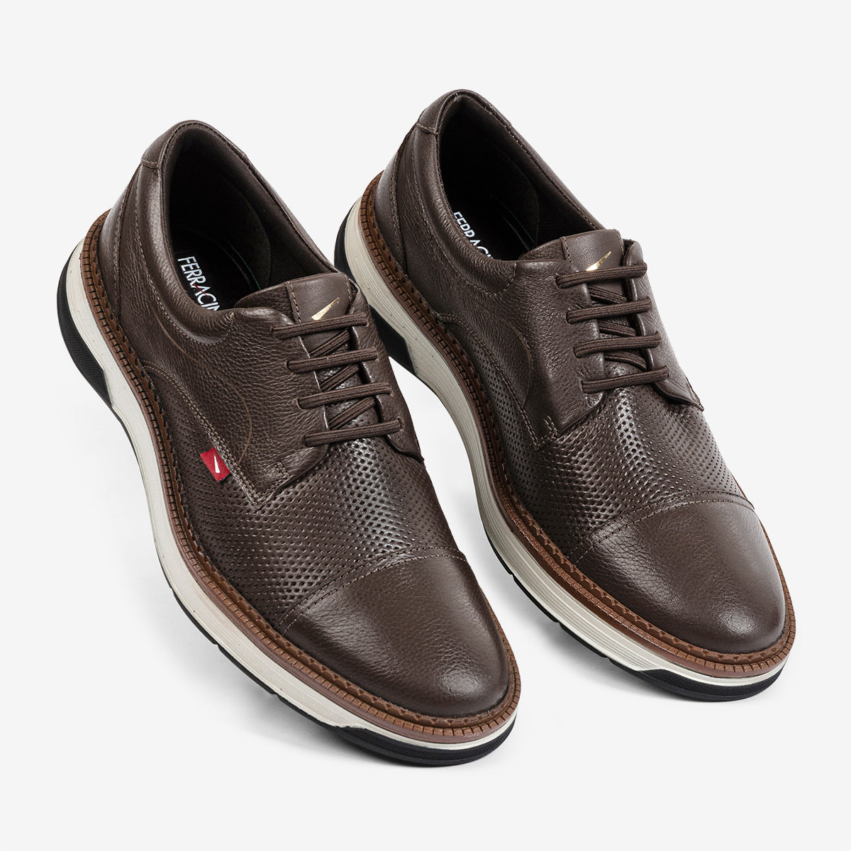 Zapatos casuales de cuero para hombre Ferracini Blaze 4325