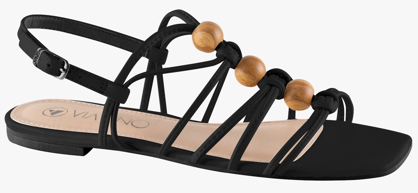 Sandalias Planas Mujer Via Uno 450152
