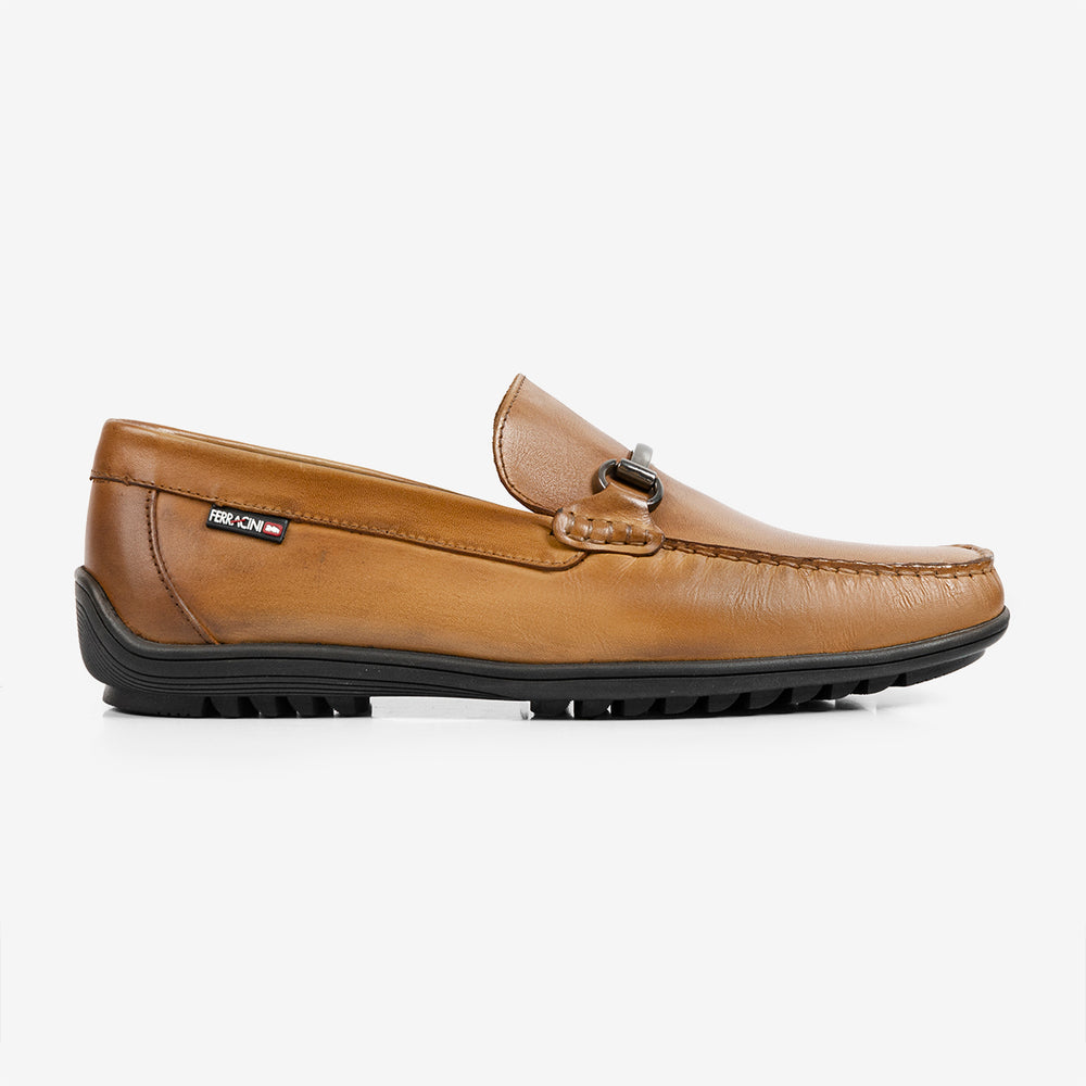 Mocasines de piel para hombre Ferracini Neo 5156