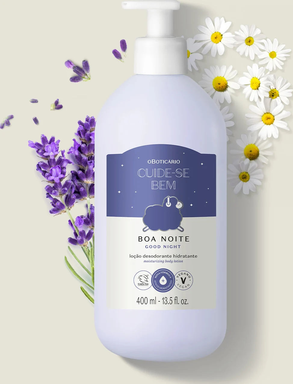 O Boticario Cuide Se Bem Good Night Body Moisturizing