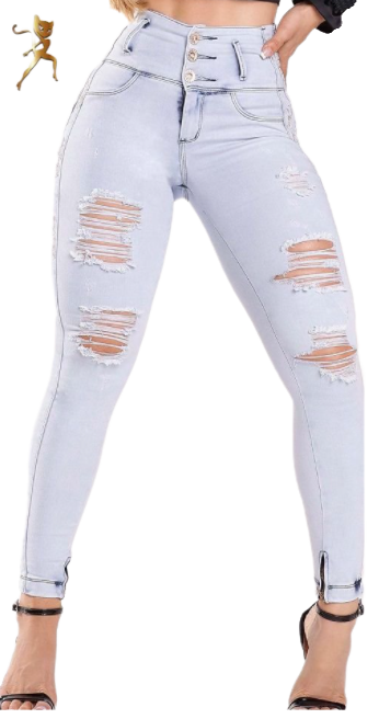 Rhero Women's High Waisted Jeans Pants 56383