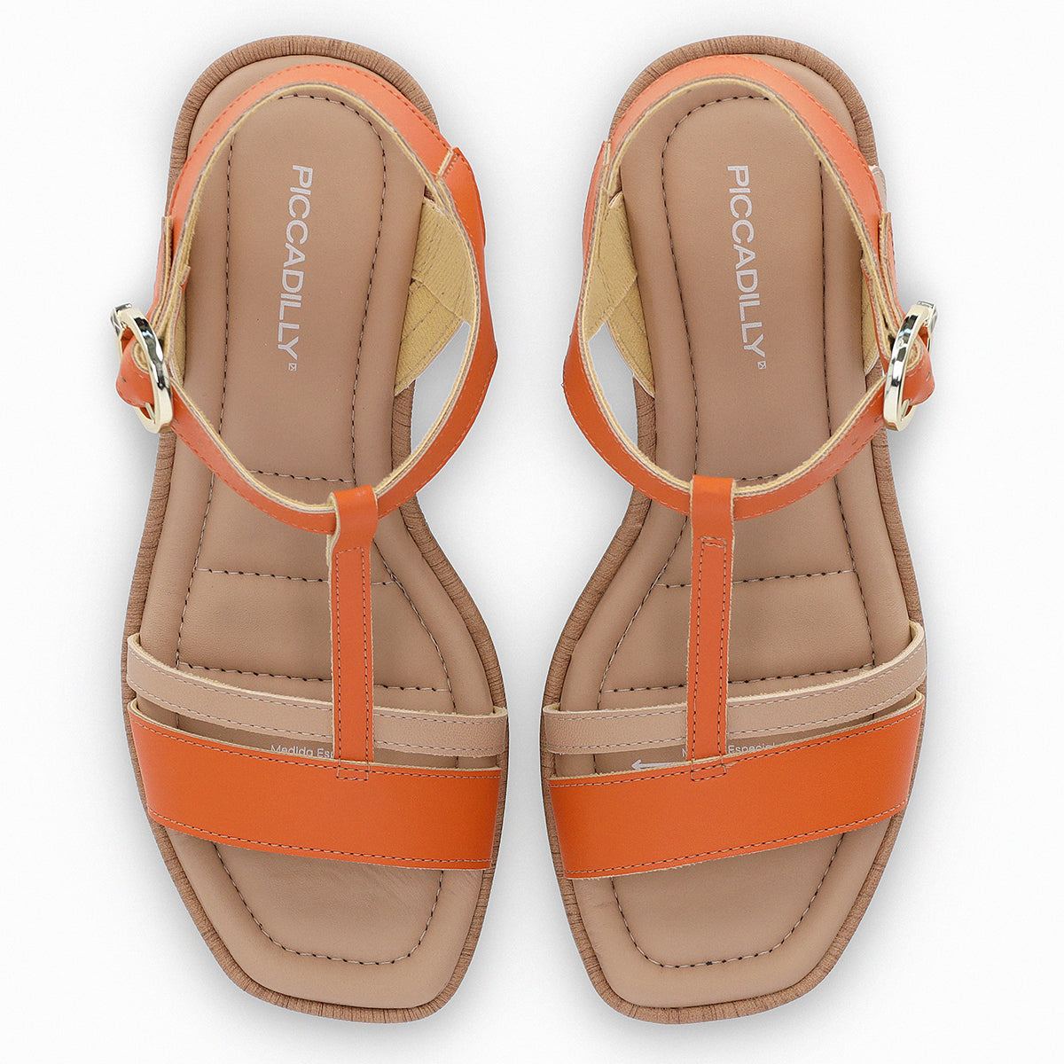 Sandália plataforma feminina Piccadilly Wedge 580009