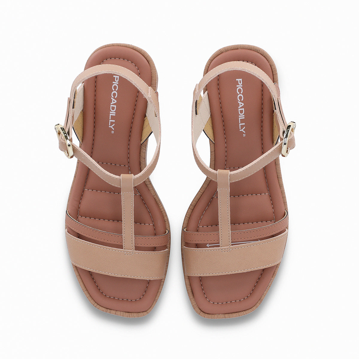 Sandália plataforma feminina Piccadilly Wedge 580009