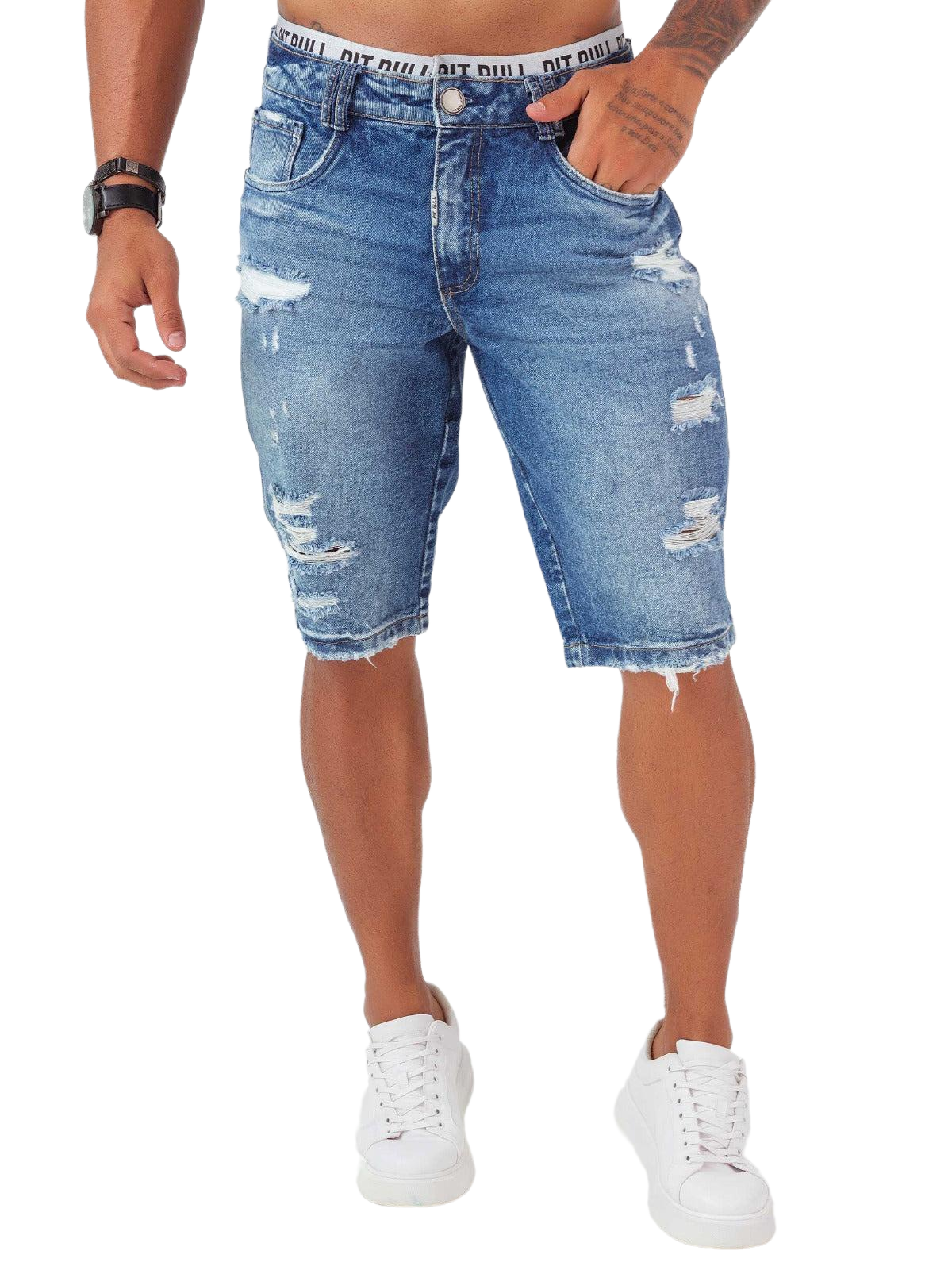 Calça Jeans Pit Bull Masculina Curta 62629