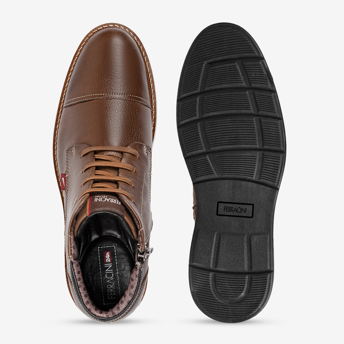 Botas de piel para hombre Ferracini Kingston 6153