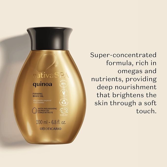 Óleo Corporal Feminino de Quinoa O Boticário Nativa Spa