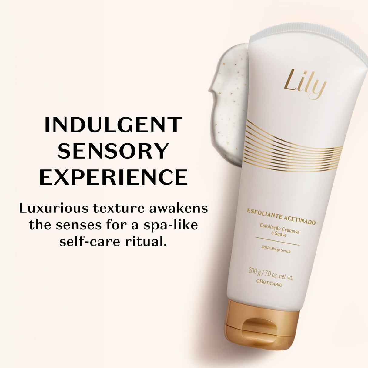 O Boticario Lily Women's Satin Body Scrub