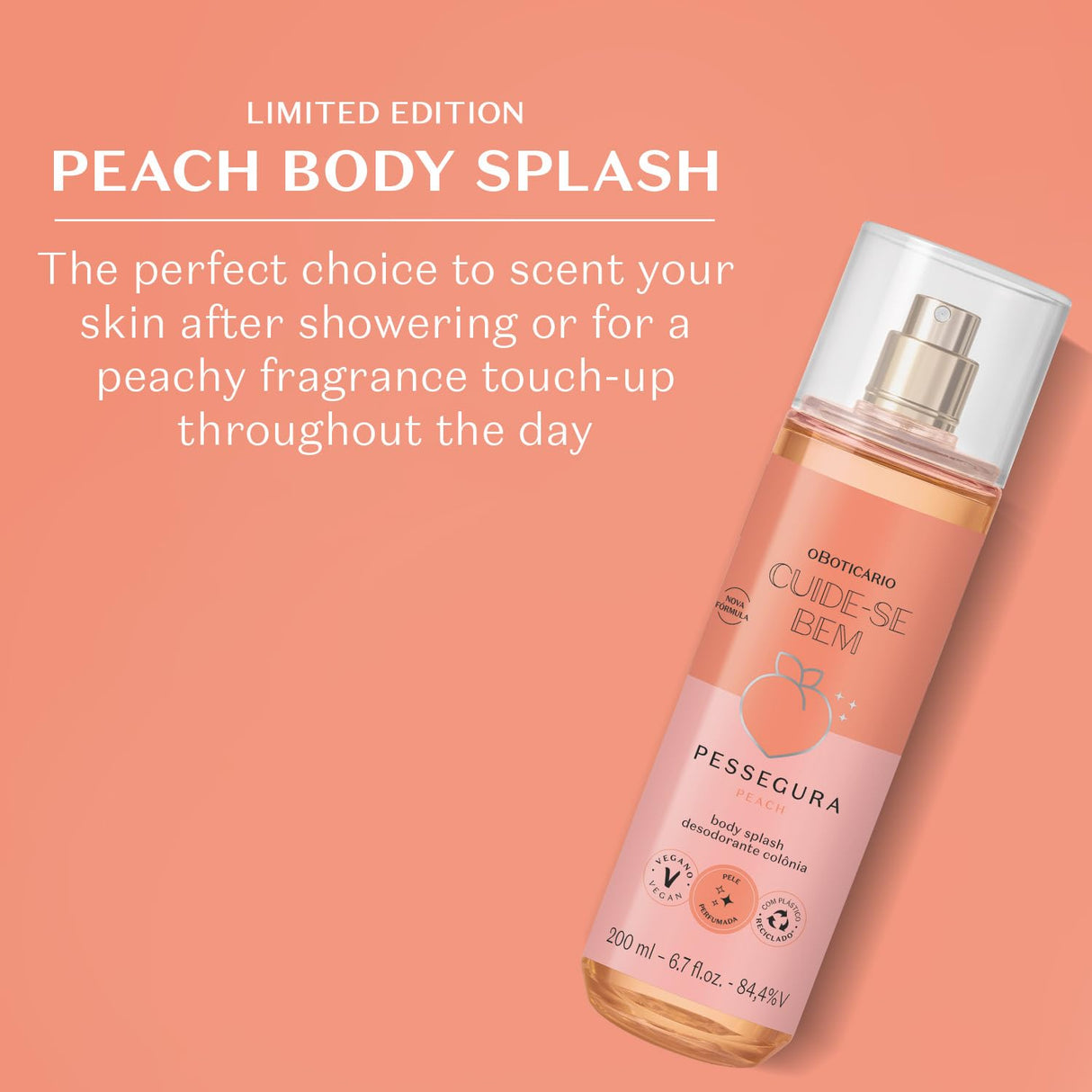 O Boticario Cuide Se Bem Body Splash para mujer