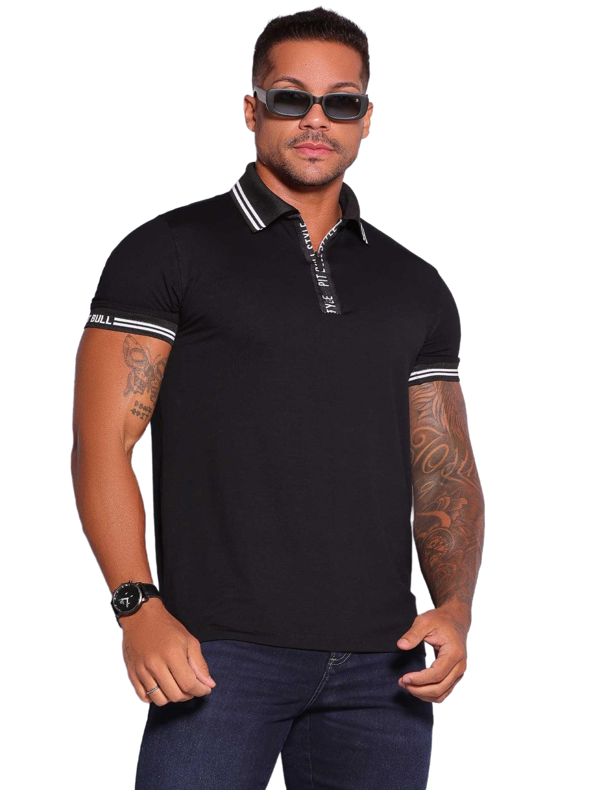 Pit Bull Jeans Men's Polo Shirt 62998