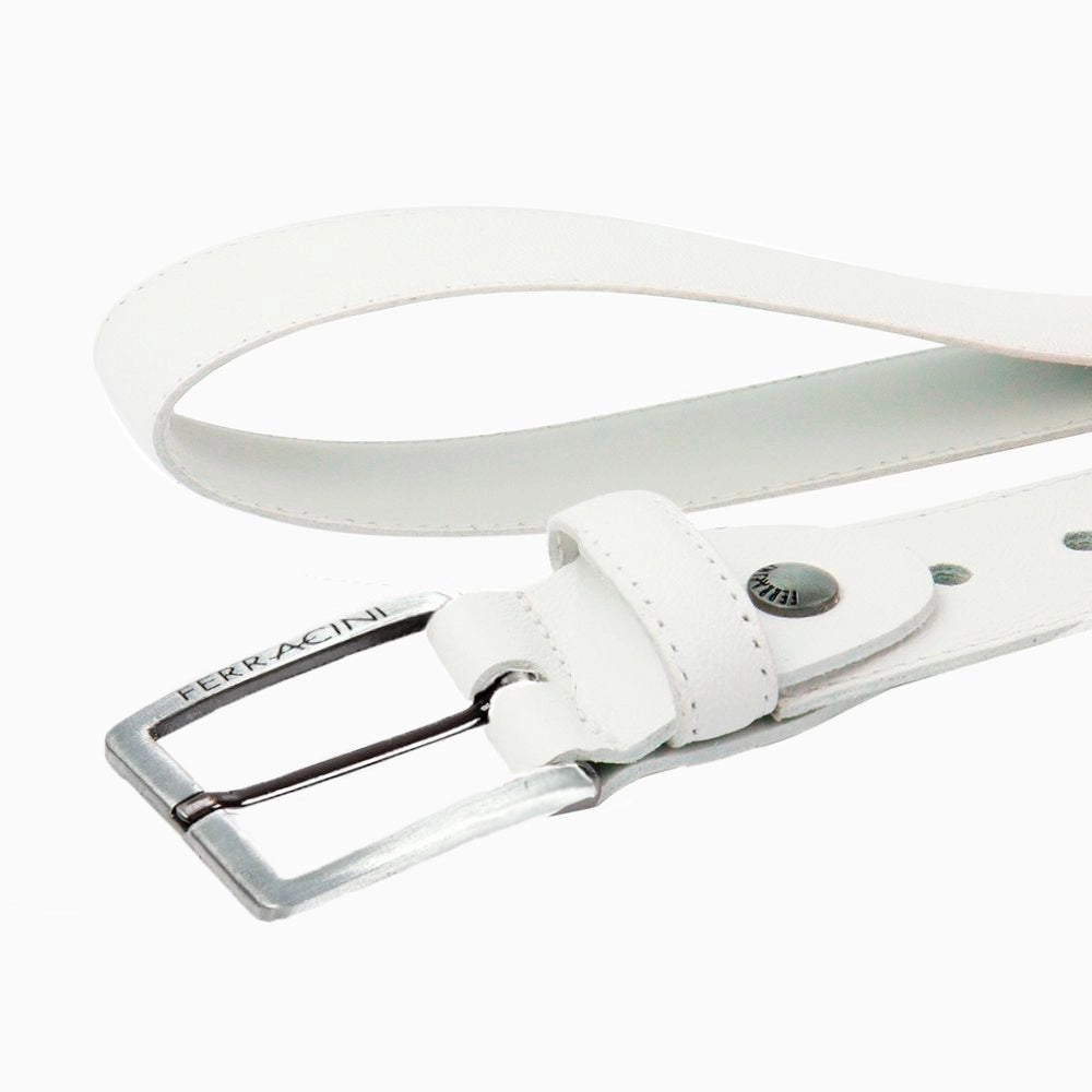 Ferracini Cinturón de piel ajustable para hombre FC265