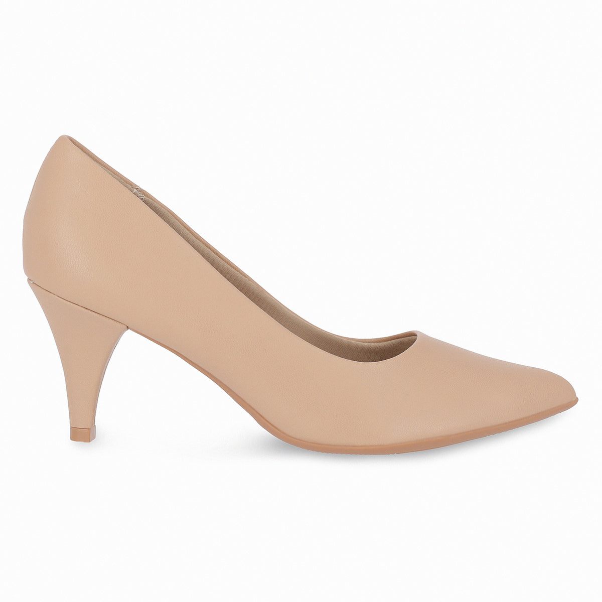 Zapatos de tacón alto beige para mujer de Piccadilly 745035