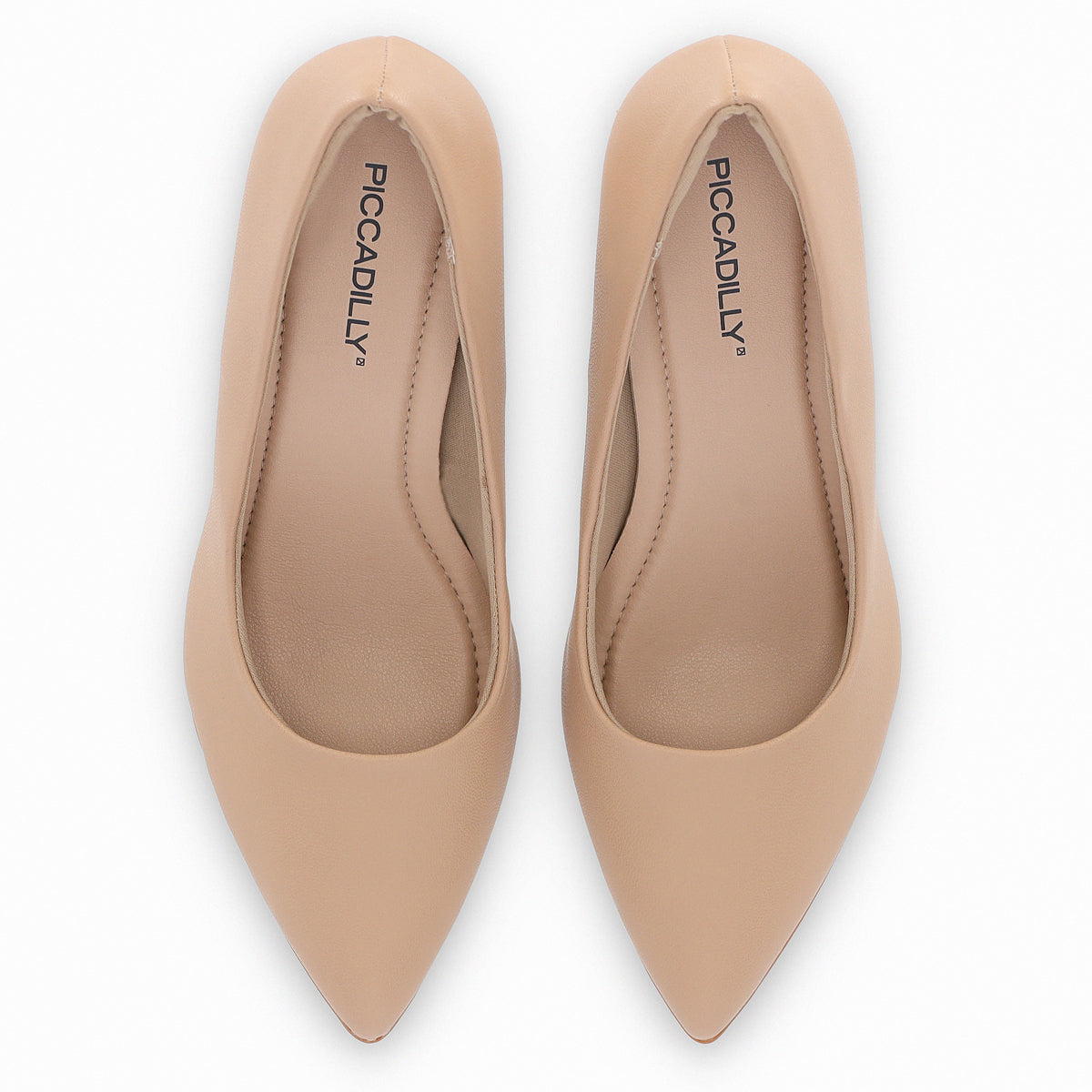 Zapatos de tacón alto beige para mujer de Piccadilly 745035