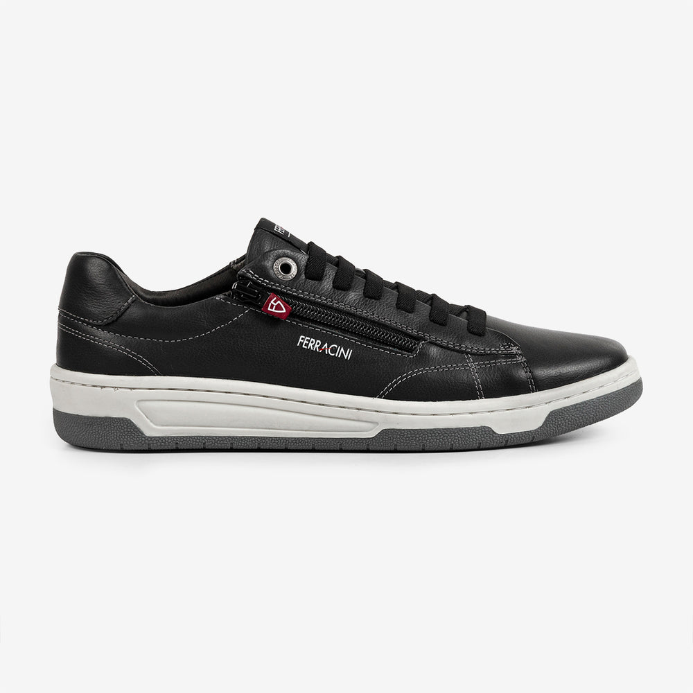 Zapatillas de piel sin cordones para hombre Ferracini Vox 8052