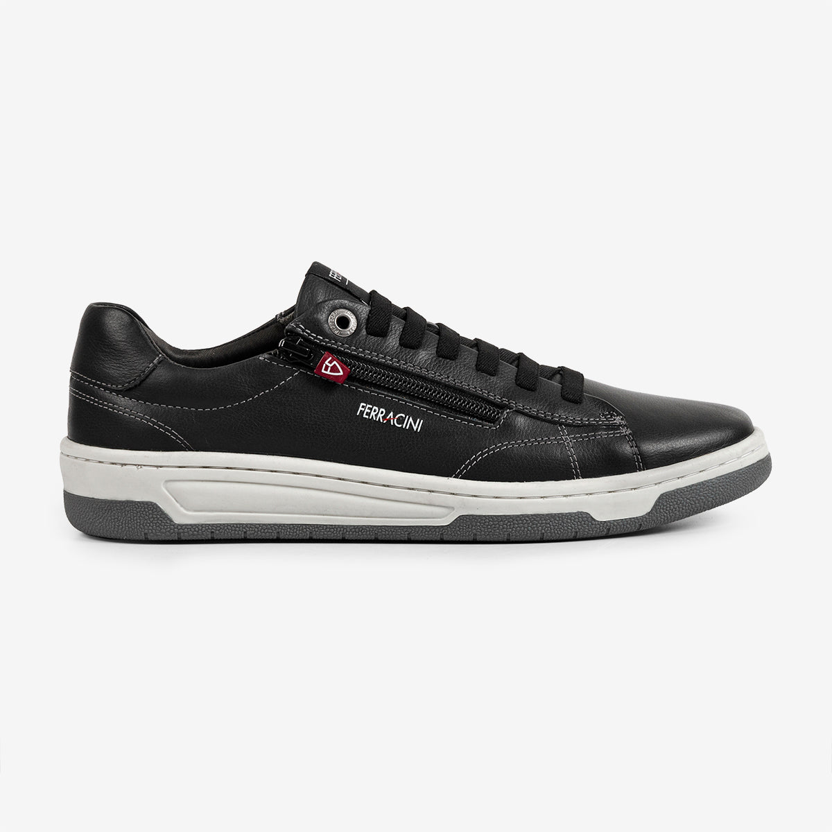 Zapatillas de piel sin cordones para hombre Ferracini Vox 8052