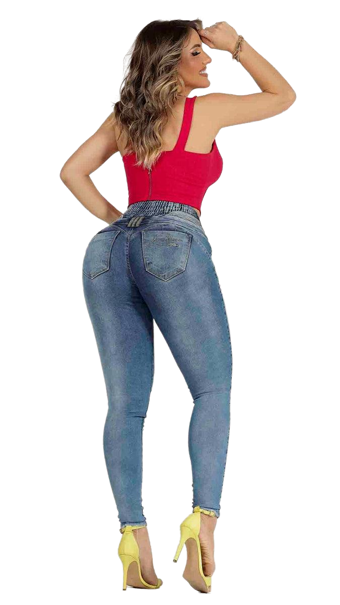 Rhero Women's High Waisted Jeans Pants 56701