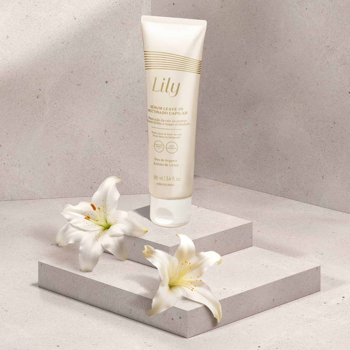 O Boticario Lily Satin Leave in Hair Serum