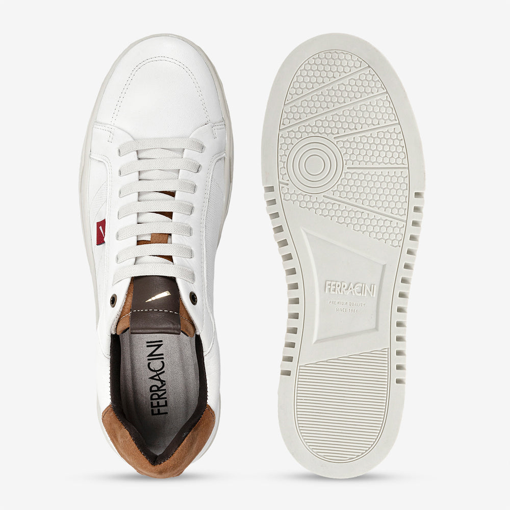 Zapatillas de piel para hombre Ferracini City 9131