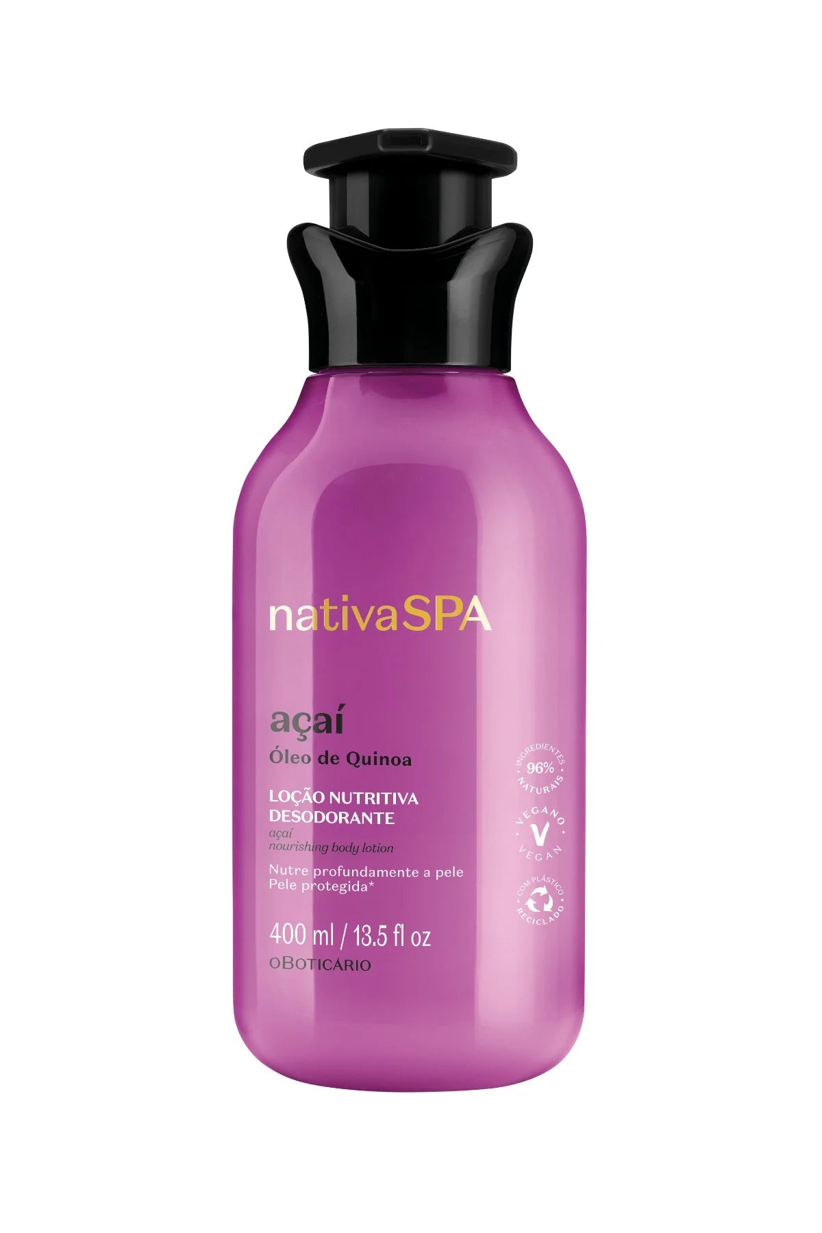 O Boticario Nativa Spa Açai Women's Moisturizing Body Lotion