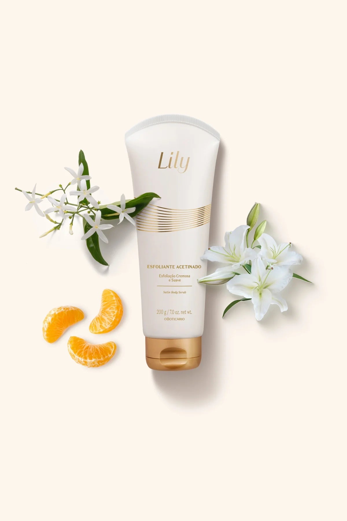 O Boticario Lily Women's Satin Body Scrub