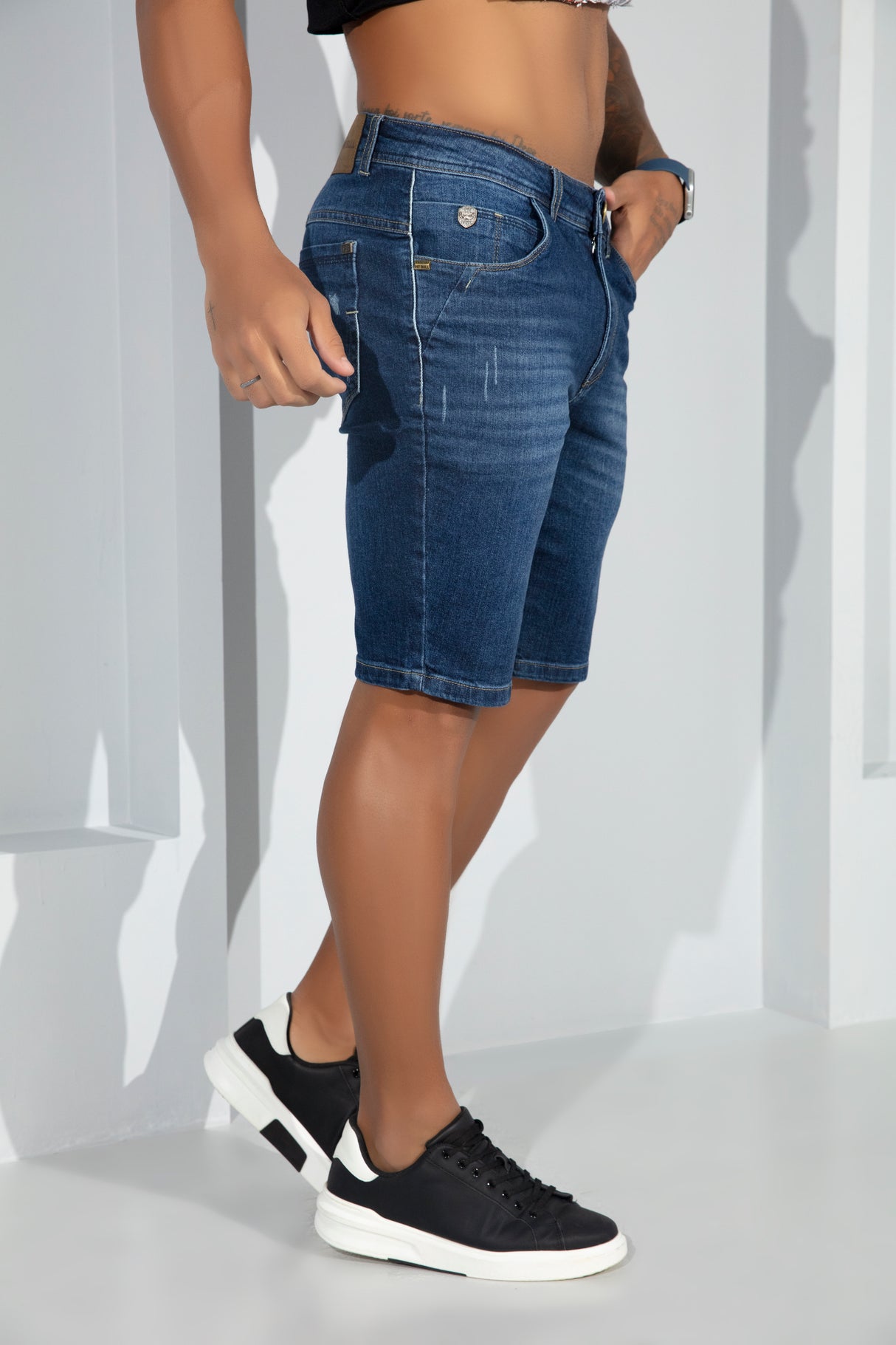 Pit Bull Jeans Men's Jeans Shorts 80915