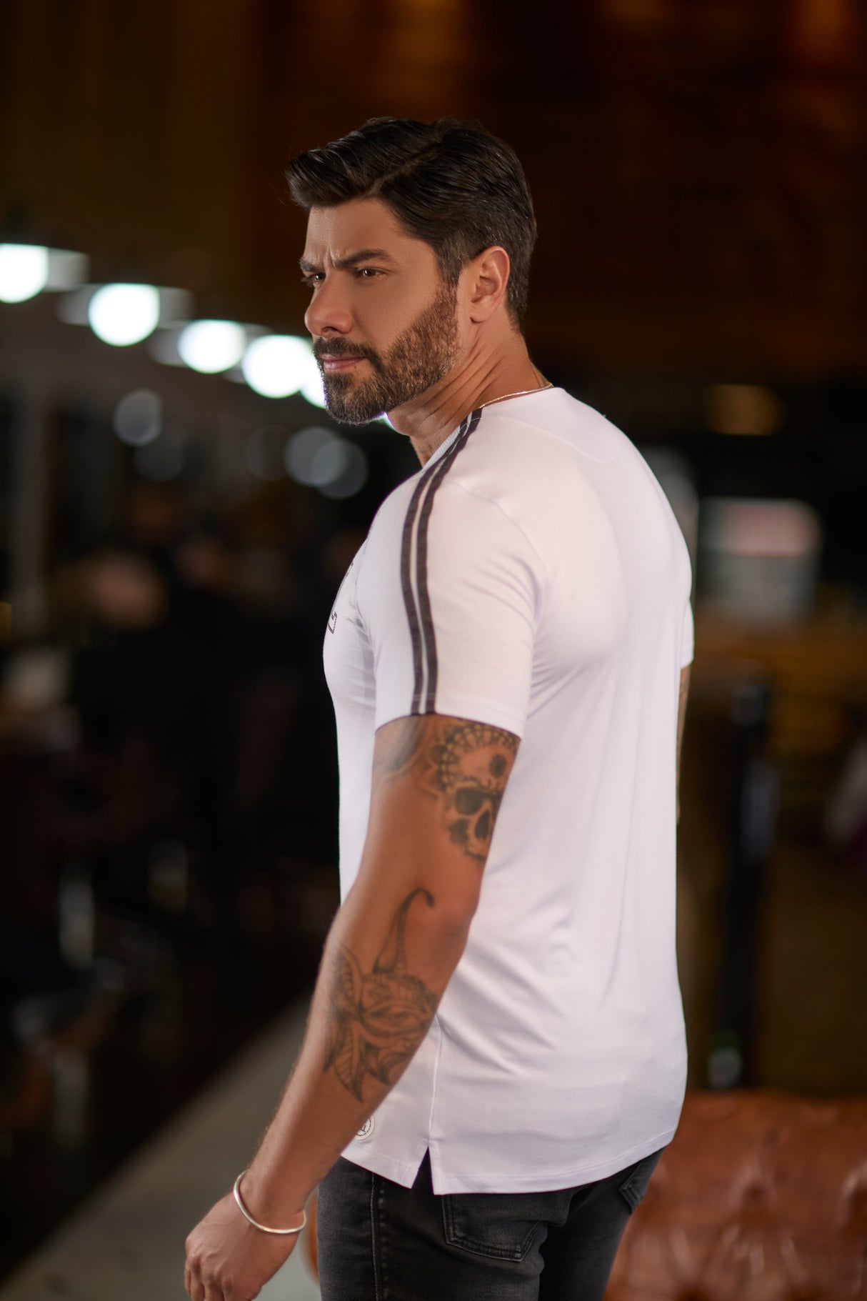 PIT BULL JEANS V NECK MEN'S T SHIRT 83295