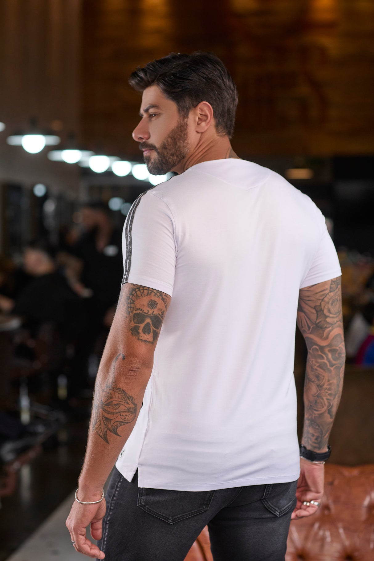 PIT BULL JEANS V NECK MEN'S T SHIRT 83295