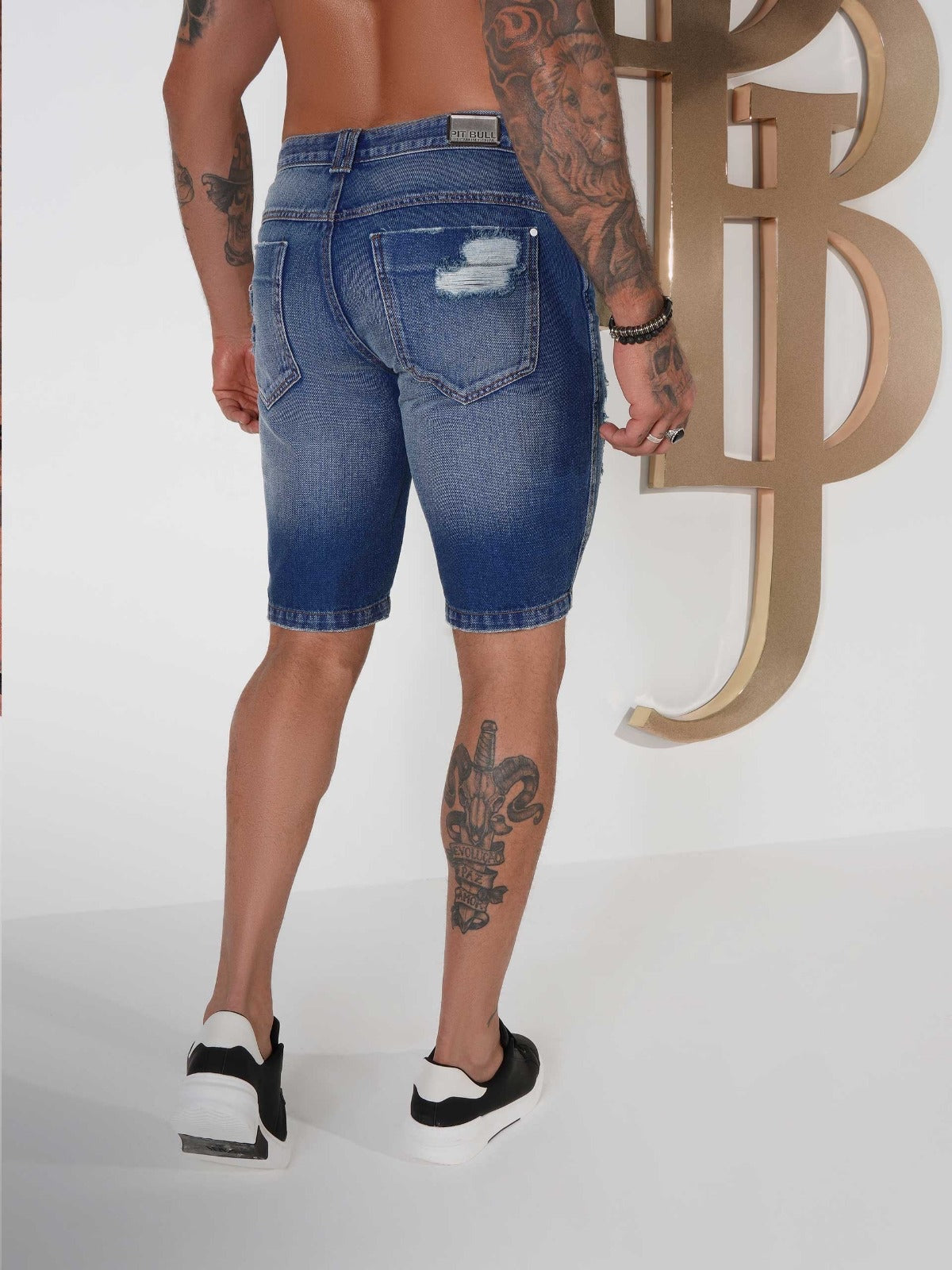 Pit Bull Jeans Men's Jeans Shorts 64927
