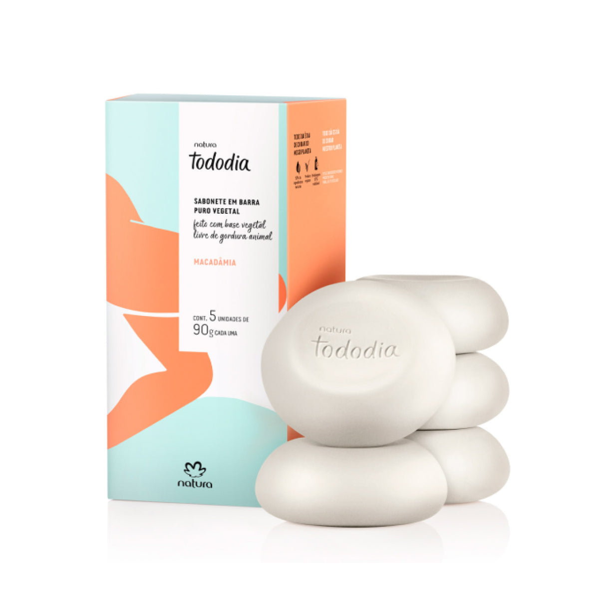 Natura Todia Women's Macadamia Bar Soap Box