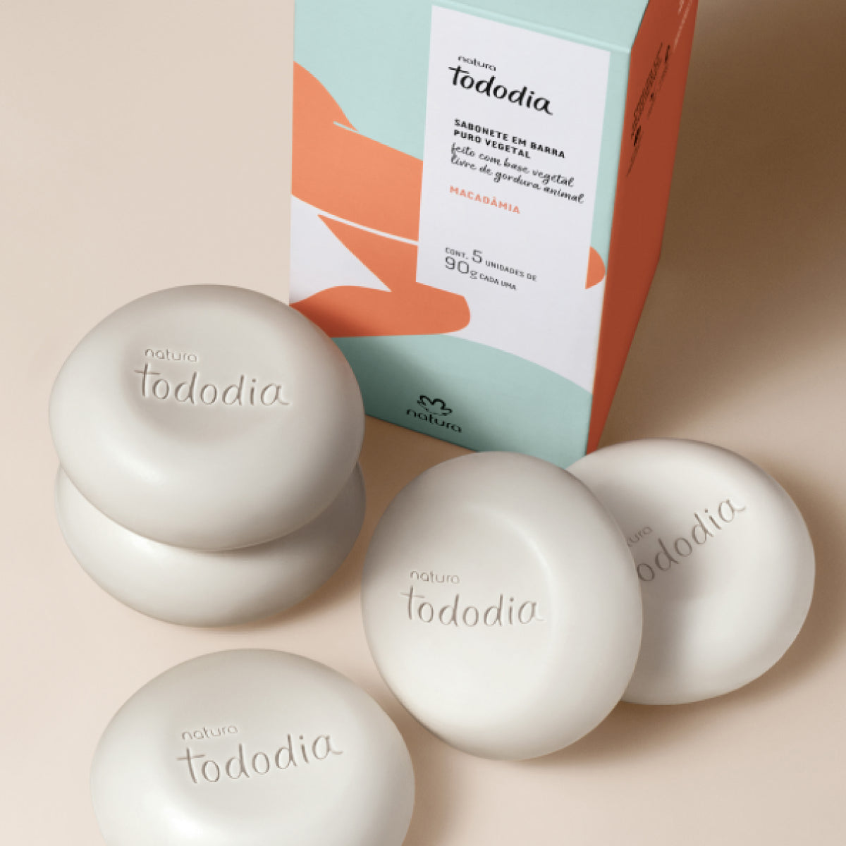 Natura Todia Women's Macadamia Bar Soap Box