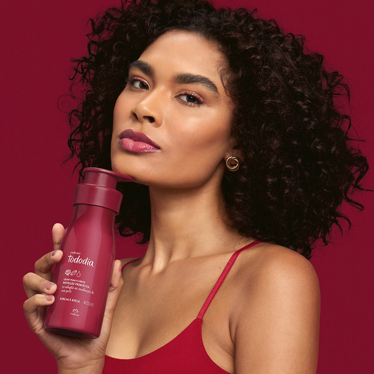 Hidratante corporal para mujer Natura Todo Dia Cereza y Avellana