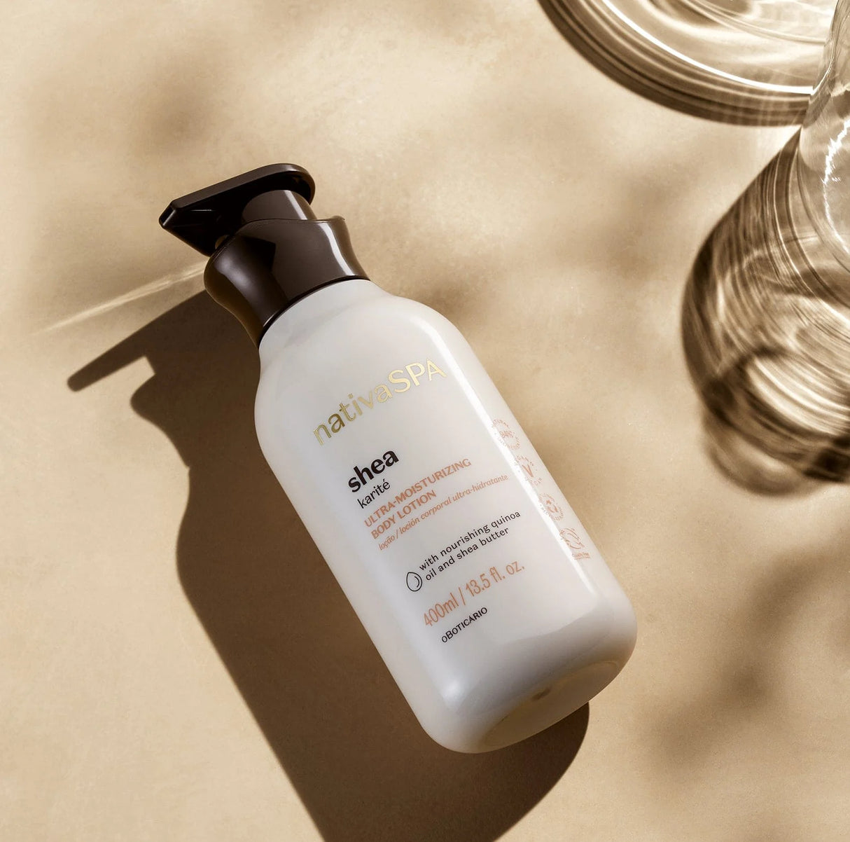 O Boticario Nativa Spa Shea Women's Moisturizing Body Lotion