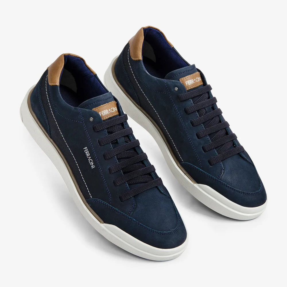 Zapatillas de piel para hombre Ferracini Star 1056 C