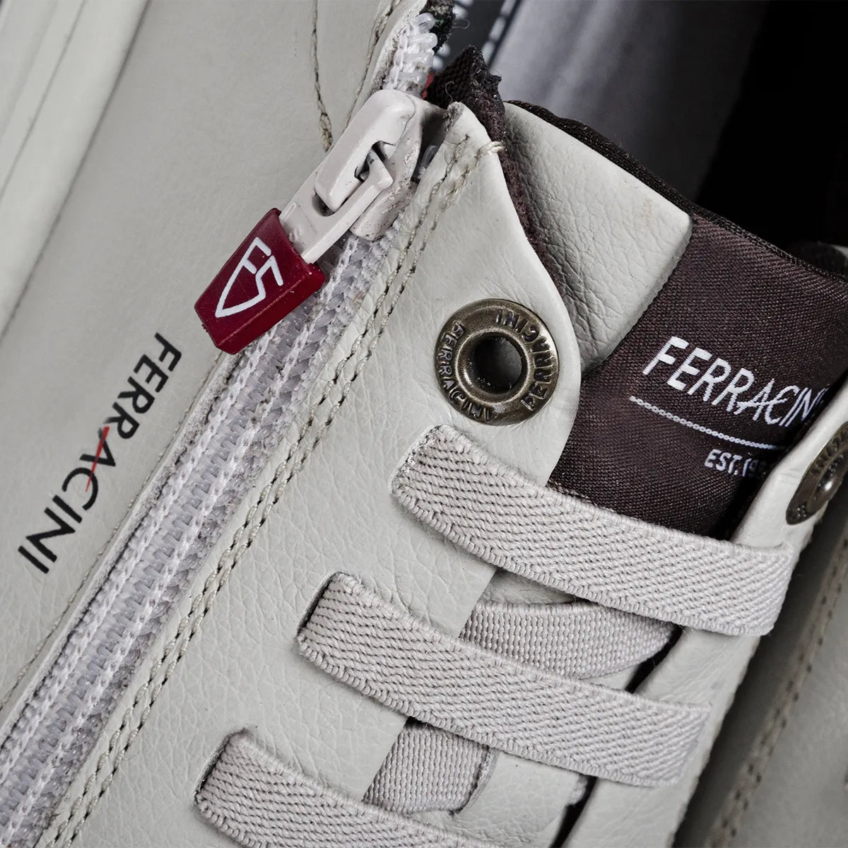 Zapatillas de piel sin cordones para hombre Ferracini Vox 8052