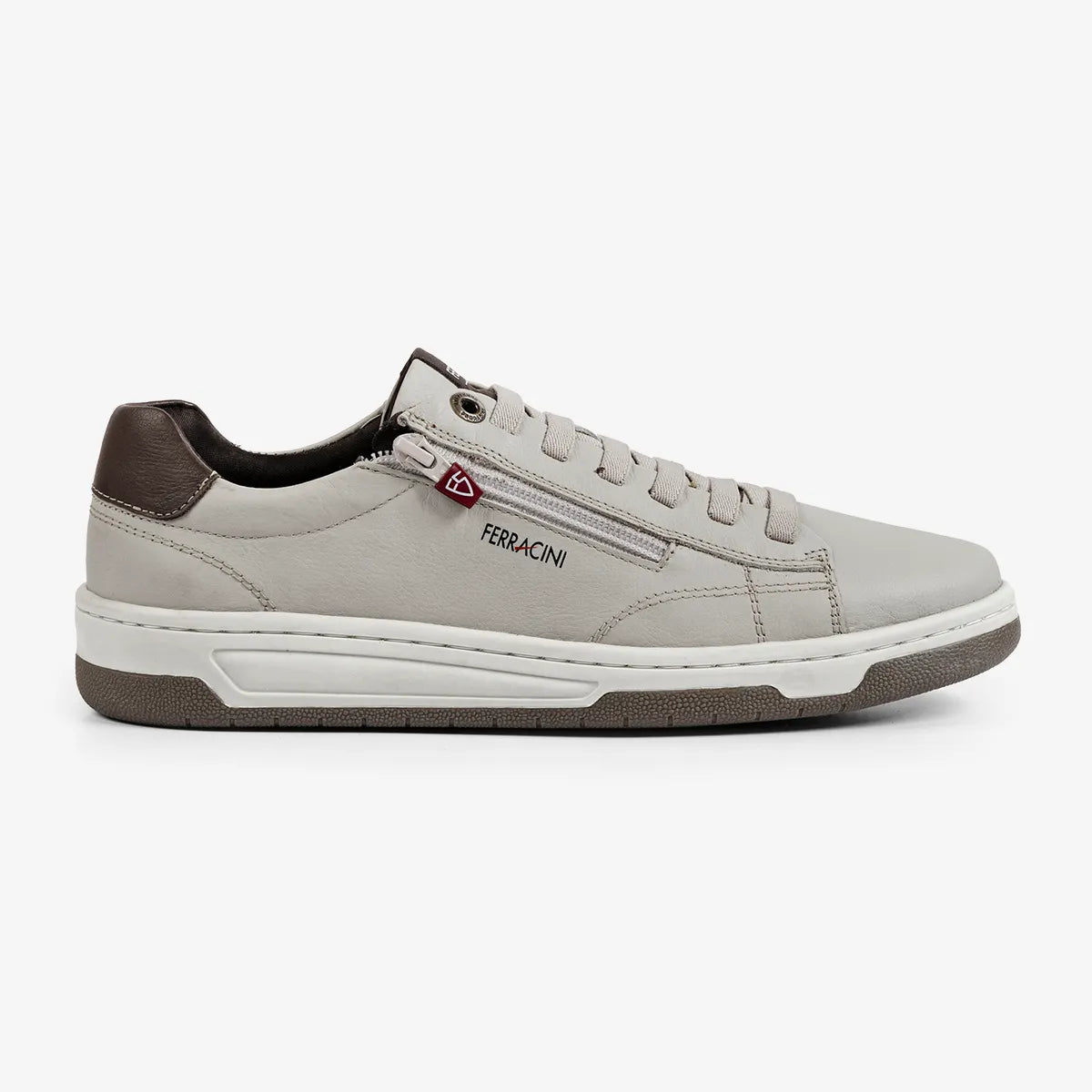 Zapatillas de piel sin cordones para hombre Ferracini Vox 8052
