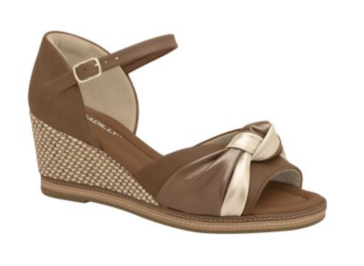 Sandália Piccadilly Wedge Feminina 408195