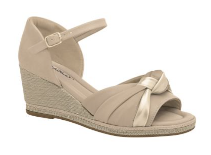 Sandália Piccadilly Wedge Feminina 408195