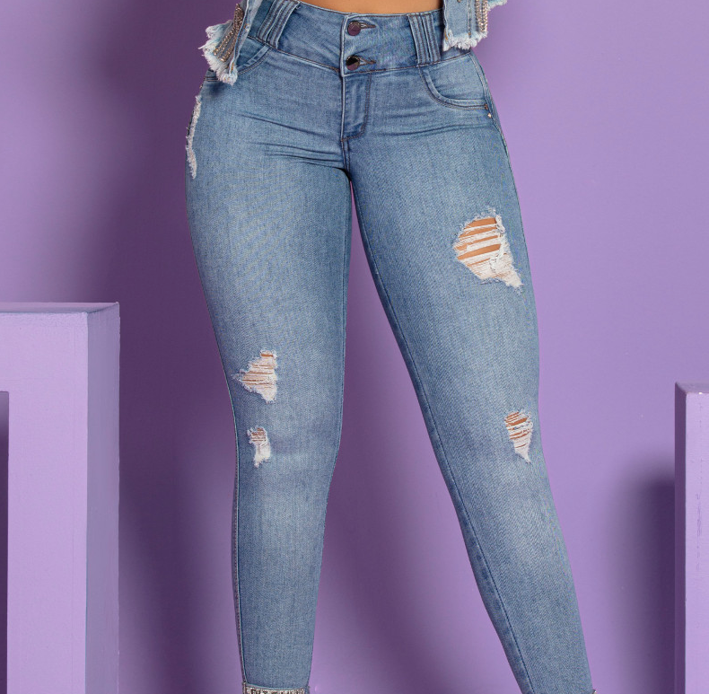 Pit Bull Jeans Women's Low Rise Ripped Jeans Pants 66274