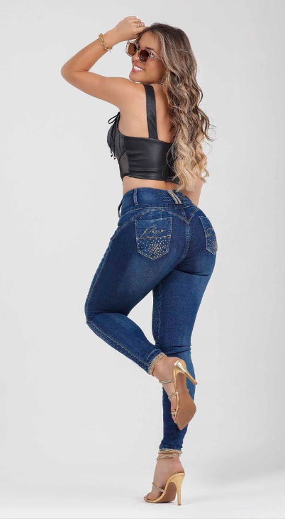 Rhero Women's High Waisted Jeans Pants with Butt Lift 56624