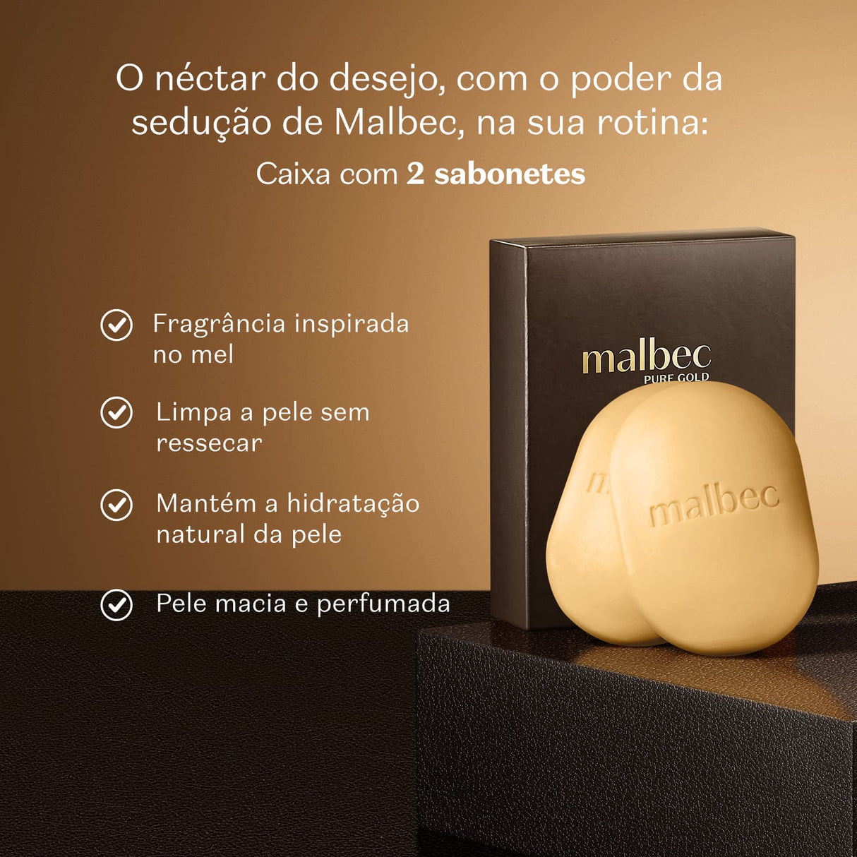O Boticario Malbec Pure Gold Bar Soap