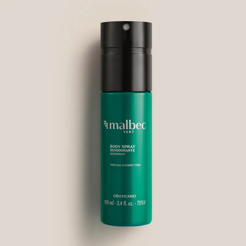 O Boticario Malbec Vert Men's Body Spray Deodorant