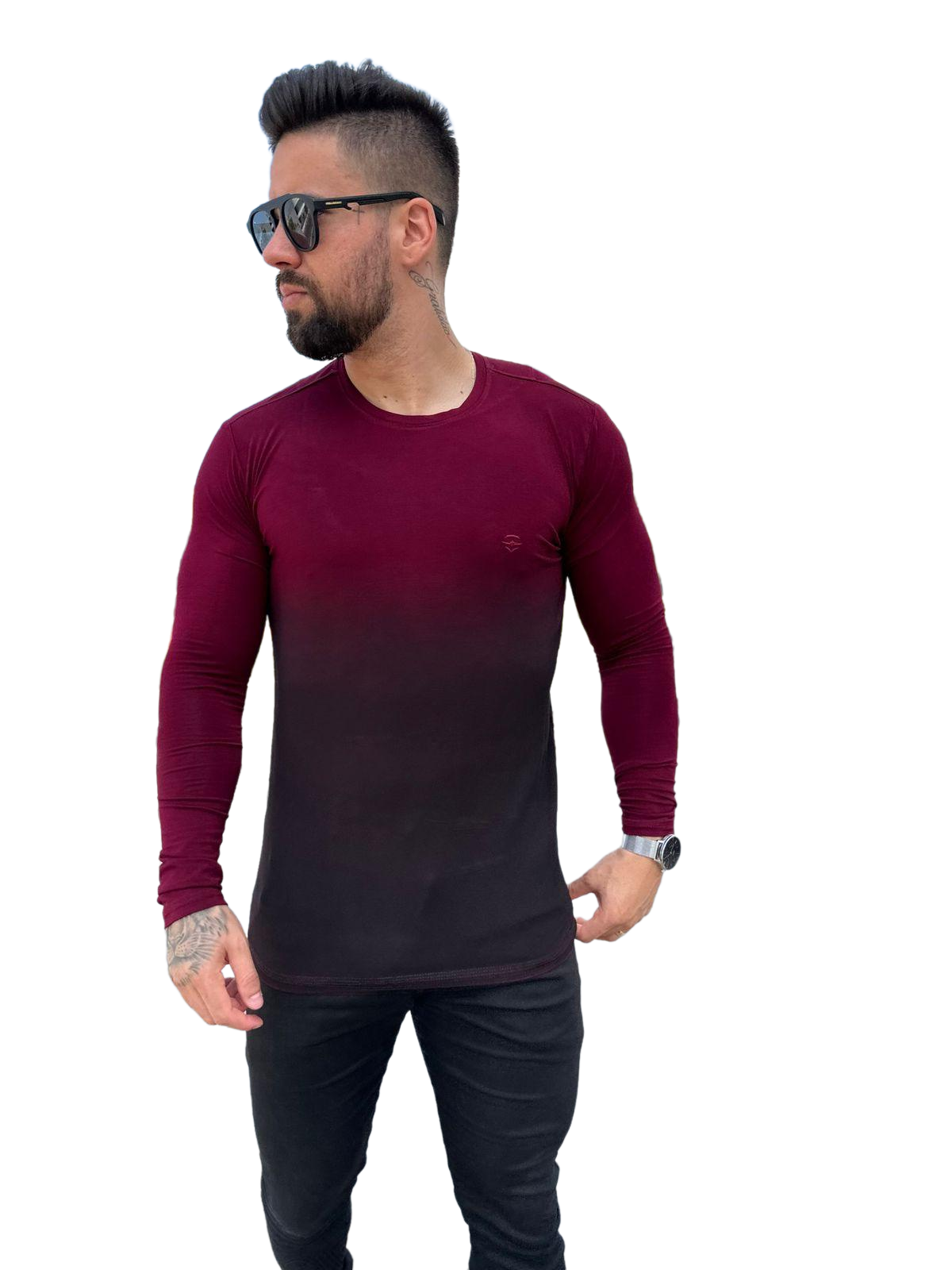 Volar Men's Long Sleeve Gradient Shirt 1440 V