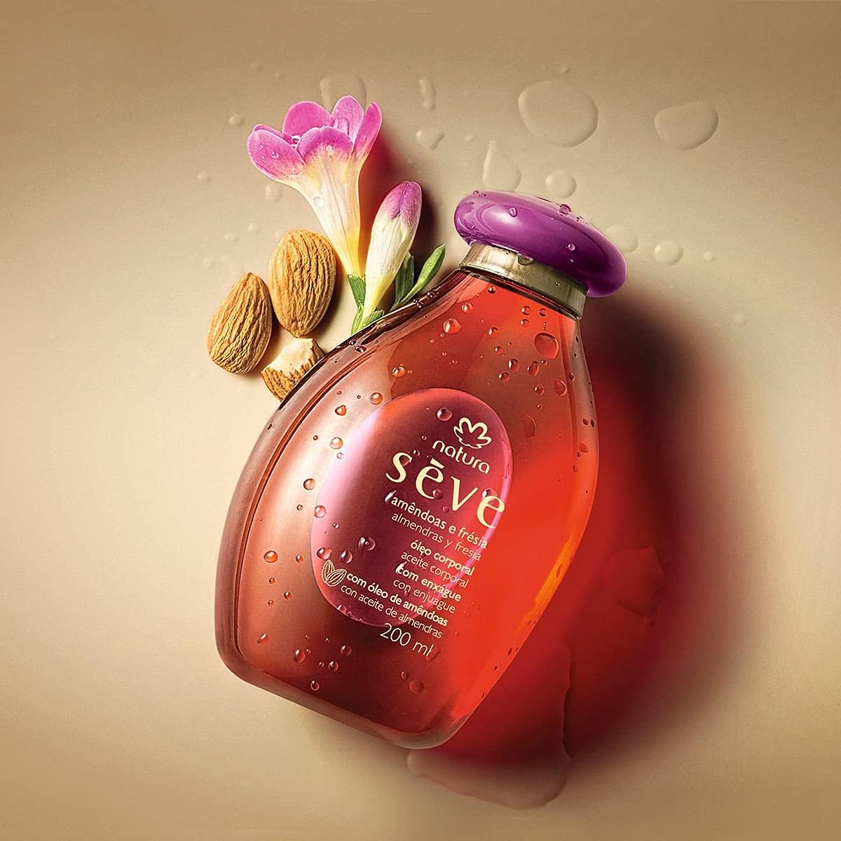 Natura Seve Almonds and Fresia Women's Body Oil