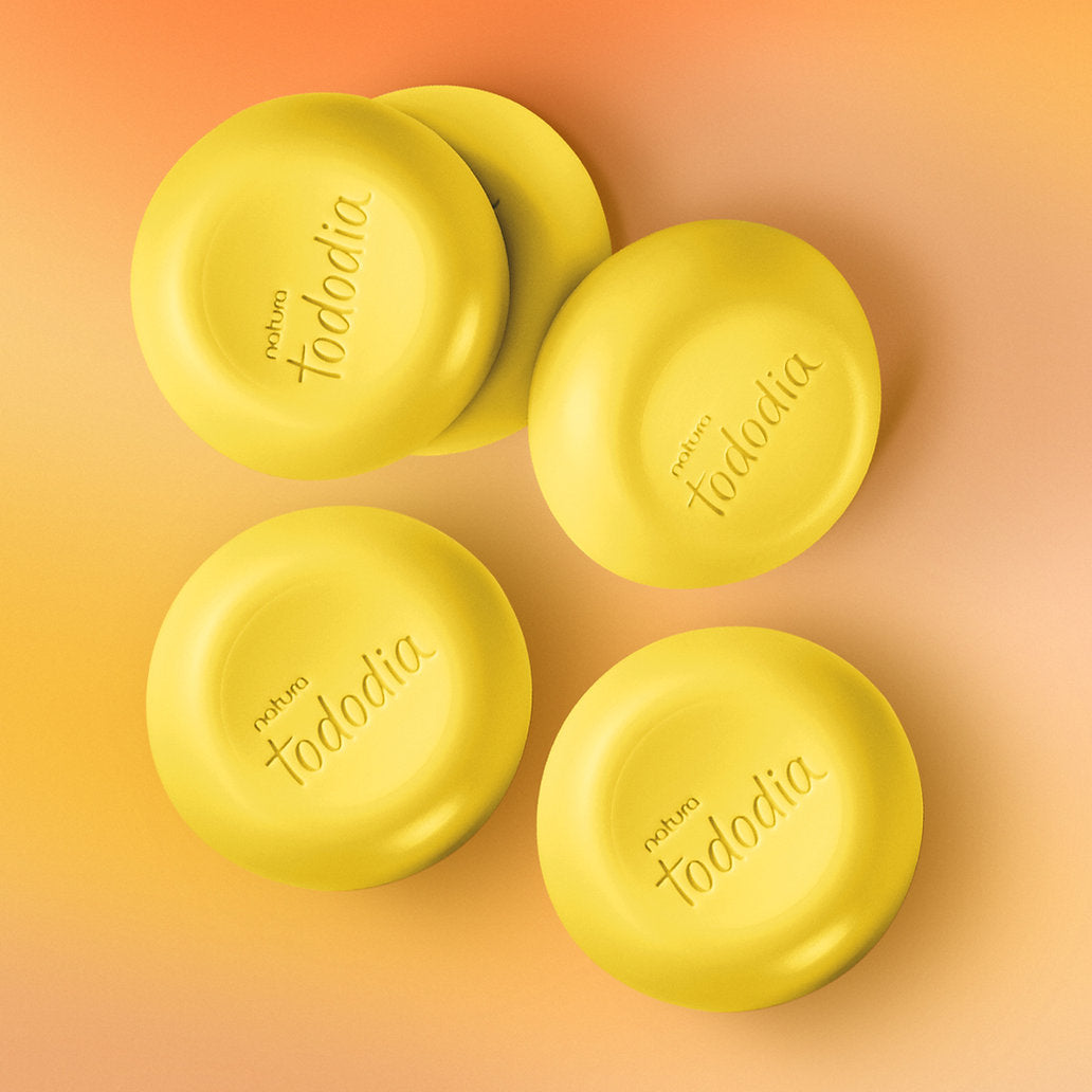 Natura Todo Dia Women's Sicilian Lemon & Gardenia Flower Bar Soap Box