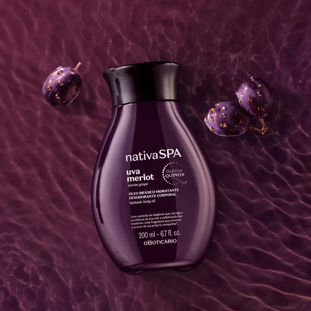 O Boticario Nativa Spa Women's Uva Merlot Body Oil